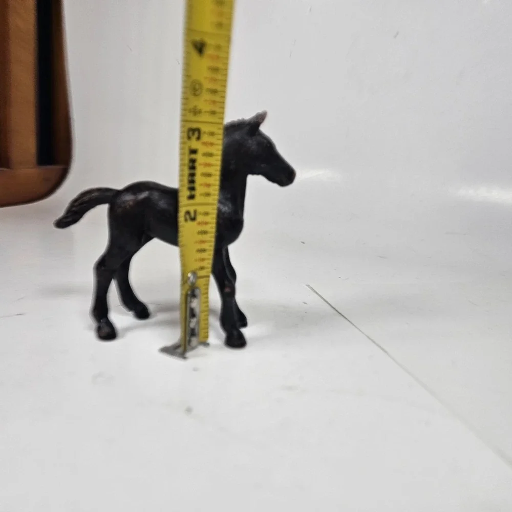 2006 Schleich Black/Brown Foal Pony Horse, 3